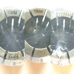 ER32 METRIC SPRING COLLETS 0.0004" T.I.R., PICK  18mm, 19mm, OR 20mm DOMINATOR - Picture 1 of 34
