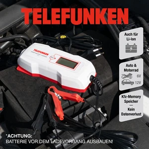 Telefunken Smart Battery ChargerTL5  6V 12V Ladegerät  auch für Li-Ion Batterien - Bild 1 von 11
