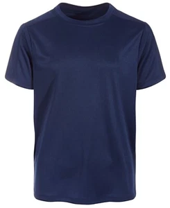 ID Ideology Core Training Shirt Boys M Indigo Sea Crewneck Short Sleeve Pullover - Picture 1 of 13