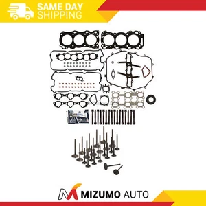 Head Gasket Set Intake Exhaust Valves Fit 03-04 Nissan Infiniti 3.5L DOHC VQ35DE - Picture 1 of 12