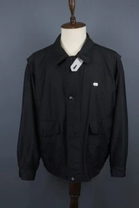 Lacoste Black Full Zip Lightweight Front Pockets Basic Jacket Size 56 - Picture 1 of 24