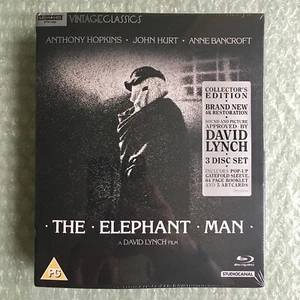 ELEPHANT MAN David Lynch Limited Collector’s Edition 4K Blu-Ray 3-Disc-Set New - Photo 1/5