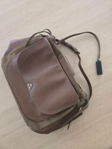 Borsa a tracolla Jerome Dreyfuss LINO borsa pelle marrone USATA buone condizioni Giappone! - Foto 1 di 4