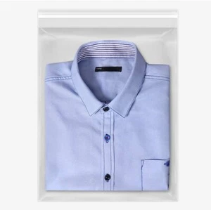Clear Bags Resealable Cellophane Reusable Plastic Poly OPP Cello T-shirt Bag - Picture 1 of 3