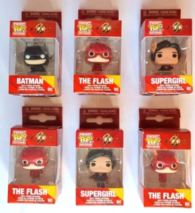 2 x Funko Pocket POP ! Vinyl Figure Keychain DC FLASH * Choice of sets - Foto 1 di 6