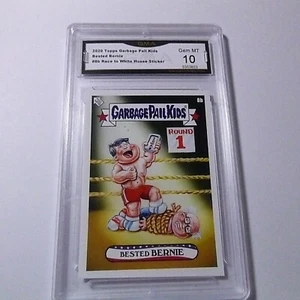 BESTED BERNIE 2020 GARBAGE PAIL KIDS RACE TO THE WHITEHOUSE # 8B GRADED 10 L@@@K - Picture 1 of 2
