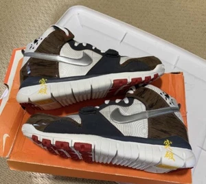 New Nike Dunk High Trainer Bt China 1984 Olympic Pack Rare Wood Exclusive Lau - Picture 1 of 8