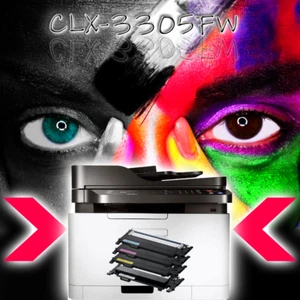 SAMSUNG CLX-3305FW Multifunktions-Farblaserdrucker W-LAN inkl. Toner - Bild 1 von 1