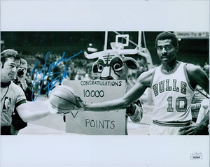 Bob Love Chicago Bulls signiert 8x10 Hochglanzfoto JSA authentifiziert - Bild 1 von 2