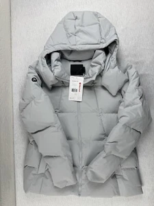Marmot Mercer Women Bright Steel Polyester Hooded Waterproof Puffer Jacket Sz L - Picture 1 of 6