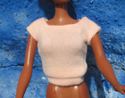 Vintage Barbie Doll Pak Pink Square Neck Sweater VHTF 1963