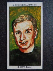 The Sun Soccercards 1978-79 - Raymond Kopa - France #281