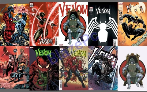 Venom #23 Cover A B C D E F G H Variant Set or 1:50 1:00 Options 2023 NM Cover