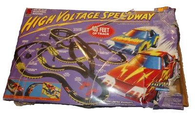 Vintage Life Like High Voltage Speedway HO Scale slot car racing IOB 9530 - Image 1 of 4