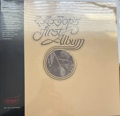 ZZ Top First Album Audiophile 180g Vinyl AAA Rhino High Fidelity New SEALED - Image 1 of 4