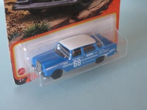 Matchbox 1962 Mercedes-Benz 220 Sedan Blue Body Toy Model Car 70mm in BP - Picture 1 of 2