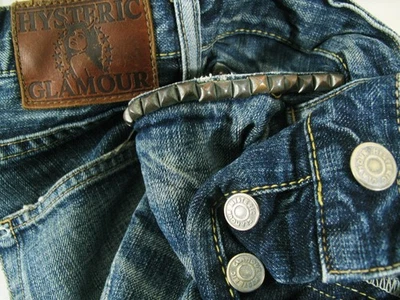 LO ÚLTIMO DE COLECCIÓN UNISEX HISTÉRICO GLAMOUR STRAIGHT DISTRESS Jeans Denim 32 x30 (ajuste 31x30) Foto 1 de 4