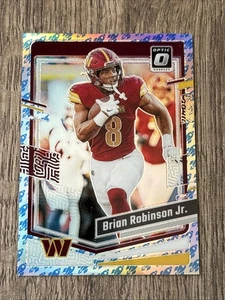 2023 Donruss Optic BRIAN ROBINSON JR. Rocket Emoji SP #195 49ers / Commanders - Picture 1 of 10