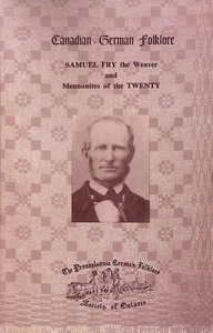 1982 Canadian German Folklore Samuel Fry Weaver Mennonite Twenty Book Genealogy - Picture 1 of 12