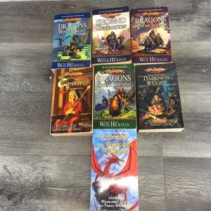 Konvolut 7 alte DragonLance Taschenbücher gemischt - Bild 1 von 9