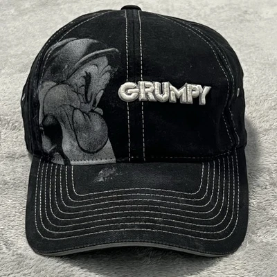 Sombrero Grumpy Adulto OS Negro Bordado Hechizo Blancanieves Walt Disney World Gorra Foto 1 de 4