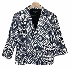 Lafayette 148 New York Baltik Print 3/4 Arm Blazer Gr. 10 Modern  - Bild 1 von 6