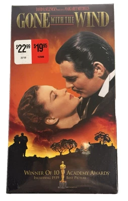 Gone With The Wind Two VHS Collector Item of This Classic Movie Brand New Sealed - Image 1 of 3