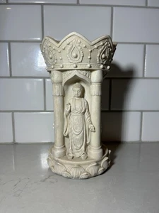 2015 8" Polyresin Buddhistischer/Buddha/Mönch Plattform Kerzenhalter! - Bild 1 von 5