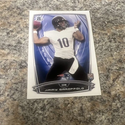 Jimmy Garoppolo 2014 Bowman #105 Patriots Raiders 49ers radiocontrol East ILL LA Rams Foto 1 de 3