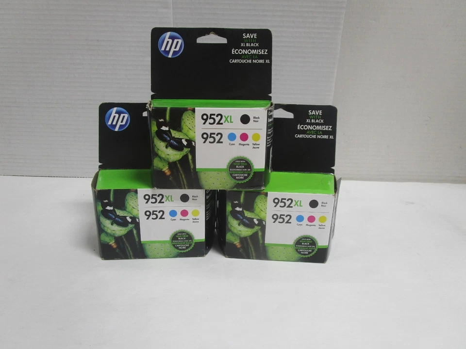 HP N9K28AN (952) Combo Black XL Tri Color Ink Cartridge OEM