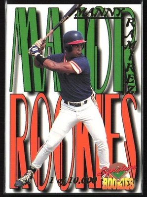 1995 Signature Rookies #MR4 Manny Ramirez Major Rookies /10,000 - Image 1 of 3