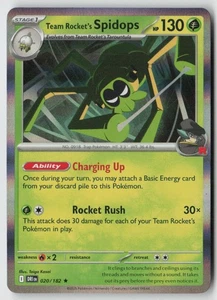 Team Rocket's Spidops - 020/182 - SV10: Destined Rivals Holofoil- PTCG - Picture 1 of 2