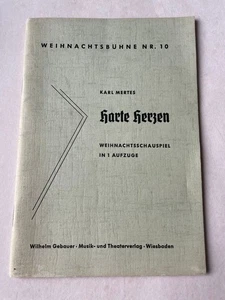 HARTE HERZEN - Weihnachtsschauspiel in einem Aufzuge - Karl Mertes - Bild 1 von 1