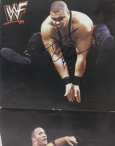 FOTO FIRMADA 8X10 D'LO BROWN WWE SUPERSTAR FIRMADA CON CERTIFICADO DE AUTENTICIDAD - Imagen 1 de 1