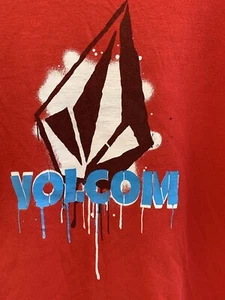 Volcom Vintage Stone  Men’s Red T Shirt Size M - Picture 1 of 5