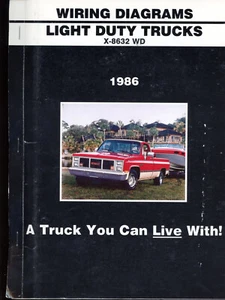 GMC 1986 Light Duty Truck Wiring Diagrams. GMC Item X-8632 WD - Picture 1 of 4