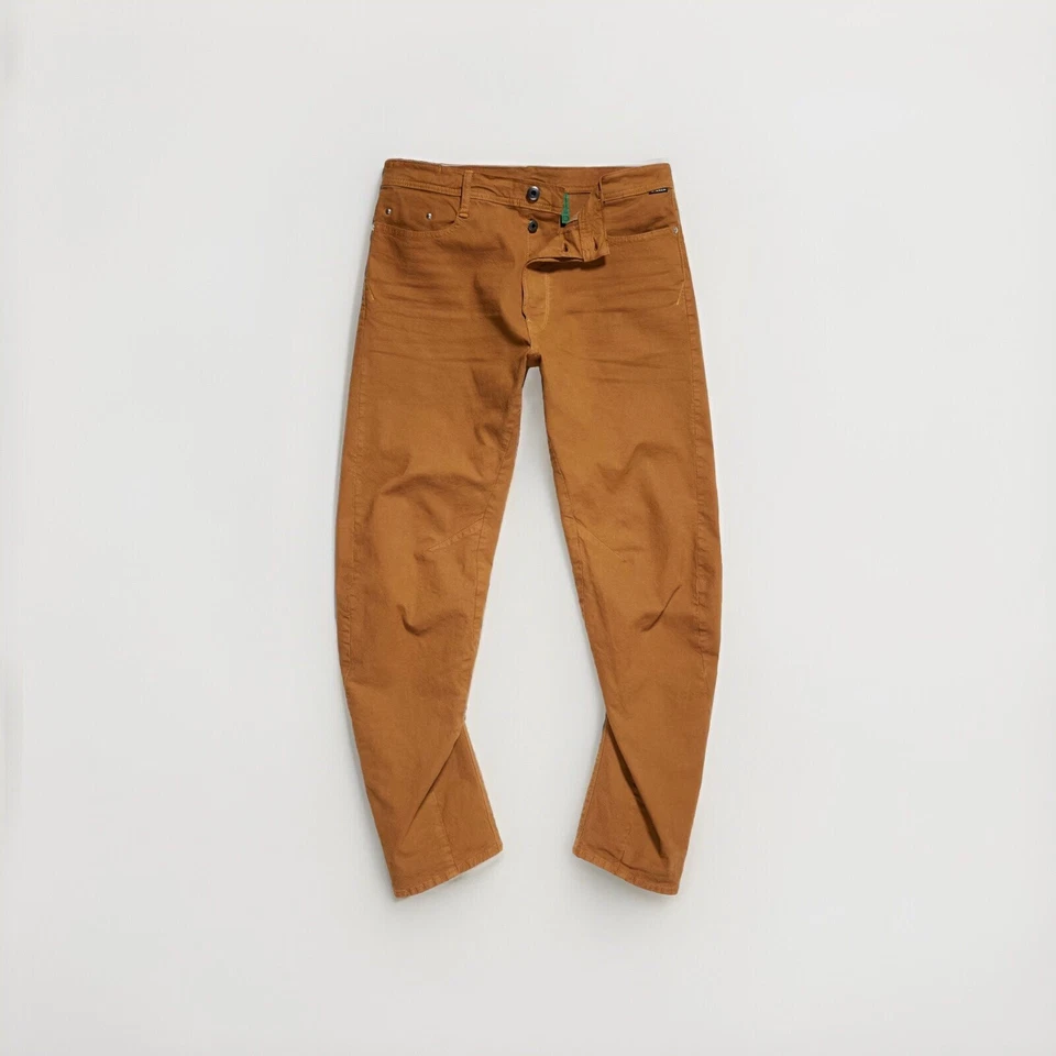 G-Star Raw Arc 3D Jeans Worn In Oxide Ocre Gd Button Fly Men’s Size 34x34
