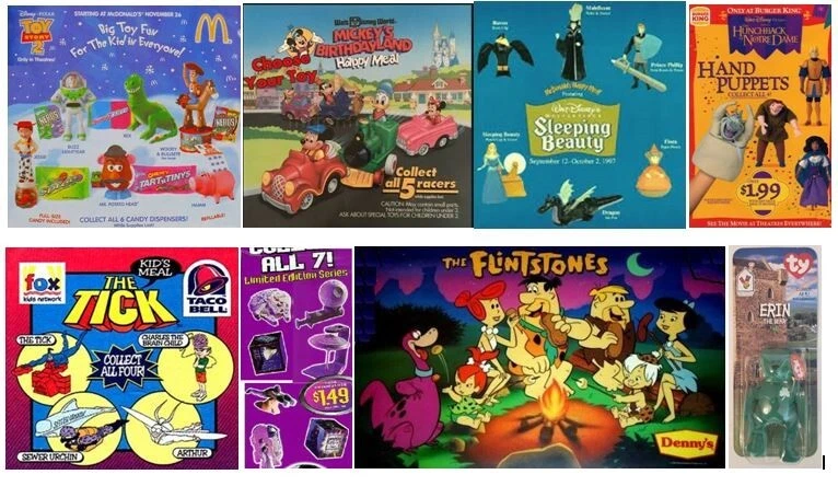 Fast Food Toys & Sets - Denny's, McDonalds, Taco Bell, Pizza Hut - Free Shipping - Image 1 of 1