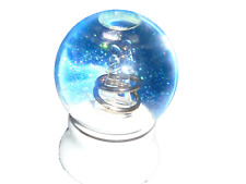 Twinkle Musical Snowglobe Crystal Couple in a Silver Ring "Anniversary Waltz"