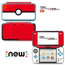 Ci-Yu-Online [new 2DS XL] Pokemon Poke Ball Red White VINYL SKIN STICKER DECAL 
