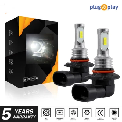 Amazing 9006 HB4 LED Headlight Bulbs Kit Low Beam Fog Lights Upgrade 6000K - Image 1 of 4