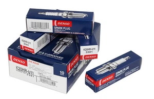 4 X Bujía Denso K20HR-U11 para Mitsubishi Colt VI 1.3 70KW 2004-  - Imagen 1 de 1