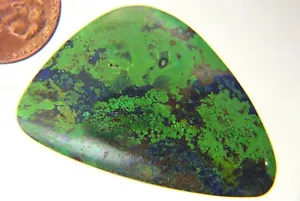 Butw Malachit Azurit Freie Form Cabochon Steinschneider Edelstein 6293P - Picture 1 of 1