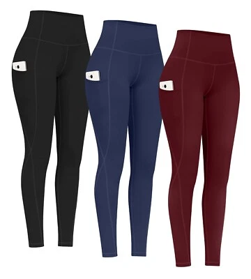 High Waisted Yoga Pants for Women with Pockets Leggings for Women Yoga Pants - Image 1 of 3
