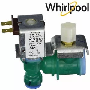 Whirlpool Water Inlet Valve KSC24C8EYY02 KSF26C4XYB03 KSF26C7XYY04 MFW2055DRM00 - Picture 1 of 3