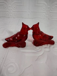 Lot Of 2 Red Cardinals Avon Perfume Bottles Full Collectible/ Vintage  - Picture 1 of 13