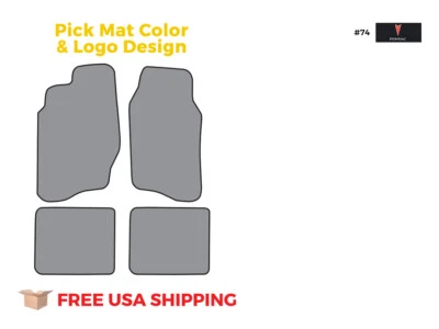 FITS 1995-2005 Pontiac Sunfire 2DR/4DR Floor Mat 4pc Cutpile - Image 1 of 3