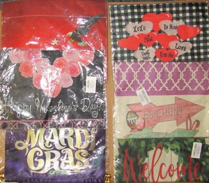 Garden Flags Yard Decoration-Easter, July 4th, Valentine's Day, Wreath, Mardi Gr - Picture 1 of 6