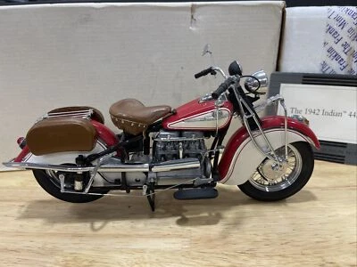 Franklin Mint B11YB35 1942 Indian 442 red & white W/Box - Image 1 of 4