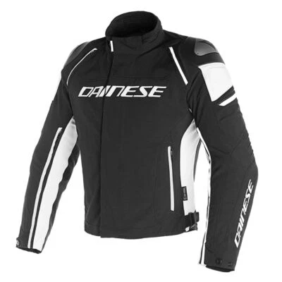 Chaqueta en Bicicleta Hombre Cordura Dainese Racing 3 D-Dry Blanco Negro - Imagen 1 de 2